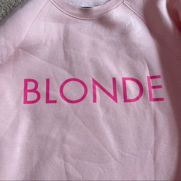 BLONDE Crewneck Sweatshirt Size XS NEVER WORN - Picture 2 of 3